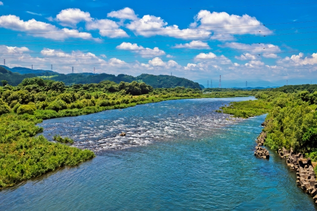 塩谷町の鬼怒川